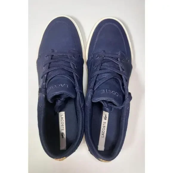 Lacoste Men's Bayliss Sneakers 119 1 CMA Navy/Off White Size 9 - Picture 8 of 9